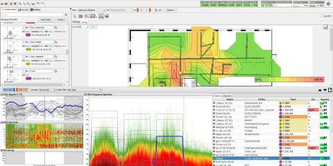 Ekahau Spectrum Analysis Survey